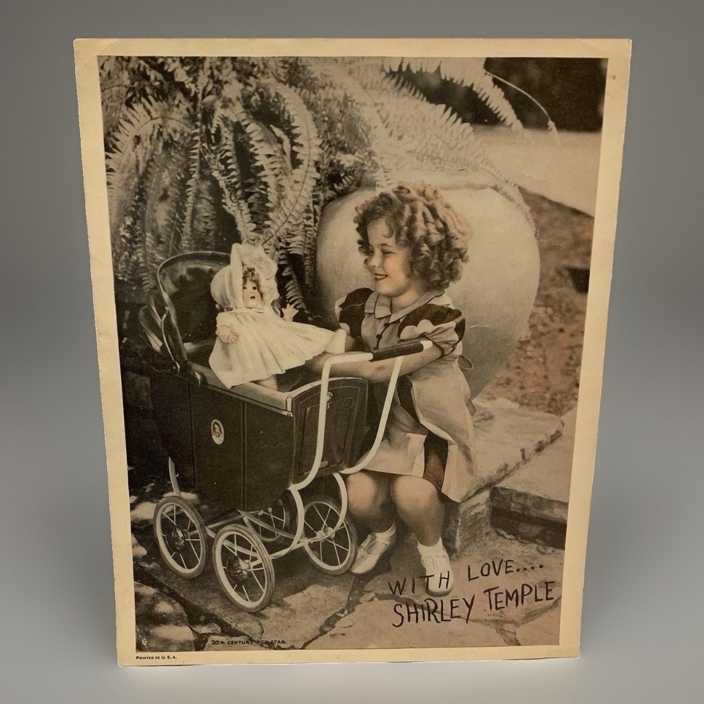 Vintage Shirley Temple Print 20th Century 1930s Fox Studio 8x10 Baby Doll 8x10"